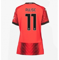AC Milan Christian Pulisic #11 Hemmatröja 2023-24 Dam Kortärmad