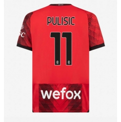 AC Milan Christian Pulisic #11 Hemmatröja 2023-24 Kortärmad