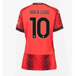 AC Milan Rafael Leao #10 Hemmatröja 2023-24 Dam Kortärmad