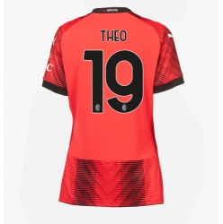 AC Milan Theo Hernandez #19 Hemmatröja 2023-24 Dam Kortärmad