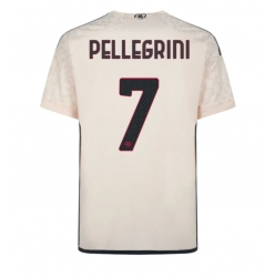 AS Roma Lorenzo Pellegrini #7 Bortatröja 2023-24 Kortärmad