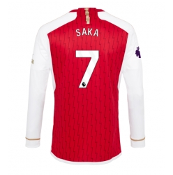 Arsenal Bukayo Saka #7 Hemmatröja 2023-24 Långärmad