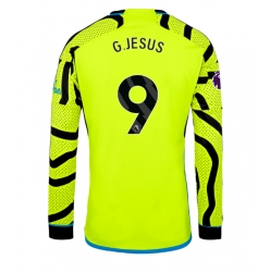 Arsenal Gabriel Jesus #9 Bortatröja 2023-24 Långärmad