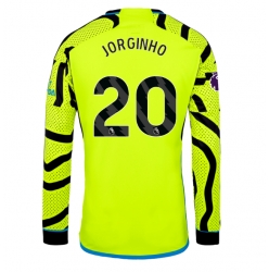 Arsenal Jorginho Frello #20 Bortatröja 2023-24 Långärmad
