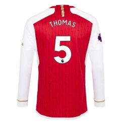 Arsenal Thomas Partey #5 Hemmatröja 2023-24 Långärmad