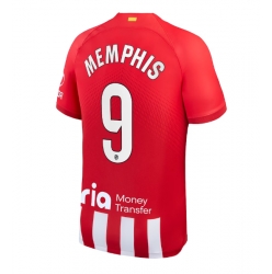 Atletico Madrid Memphis Depay #9 Hemmatröja 2023-24 Kortärmad