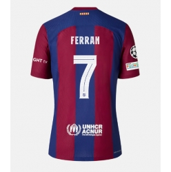 Barcelona Ferran Torres #7 Hemmatröja 2023-24 Kortärmad