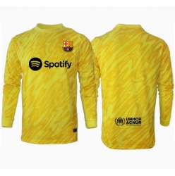 Barcelona Målvakt Hemmatröja 2024-25 Långärmad