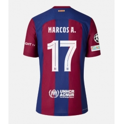Barcelona Marcos Alonso #17 Hemmatröja 2023-24 Kortärmad