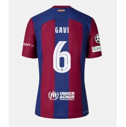 Barcelona Paez Gavi #6 Hemmatröja 2023-24 Kortärmad
