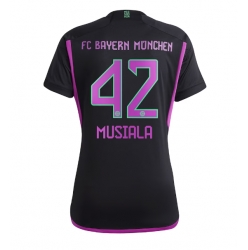 Bayern Munich Jamal Musiala #42 Bortatröja 2023-24 Dam Kortärmad
