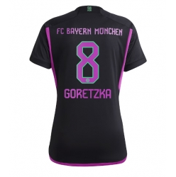 Bayern Munich Leon Goretzka #8 Bortatröja 2023-24 Dam Kortärmad