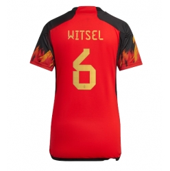 Belgien Axel Witsel #6 Hemmatröja VM 2022 Dam Kortärmad