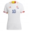 Belgien Eden Hazard #10 Bortatröja VM 2022 Dam Kortärmad
