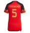 Belgien Jan Vertonghen #5 Hemmatröja VM 2022 Dam Kortärmad