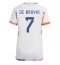 Belgien Kevin De Bruyne #7 Bortatröja VM 2022 Dam Kortärmad