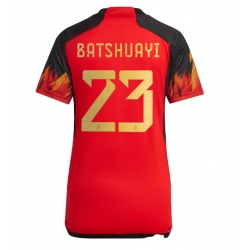Belgien Michy Batshuayi #23 Hemmatröja VM 2022 Dam Kortärmad