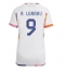 Belgien Romelu Lukaku #9 Bortatröja VM 2022 Dam Kortärmad