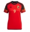 Belgien Romelu Lukaku #9 Hemmatröja VM 2022 Dam Kortärmad