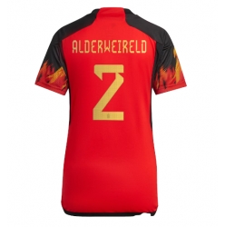 Belgien Toby Alderweireld #2 Hemmatröja VM 2022 Dam Kortärmad
