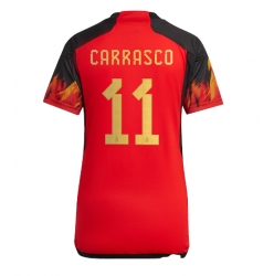 Belgien Yannick Carrasco #11 Hemmatröja VM 2022 Dam Kortärmad