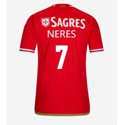 Benfica David Neres #7 Hemmatröja 2023-24 Kortärmad
