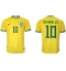 Brasilien Neymar Jr #10 Hemmatröja VM 2022 Kortärmad