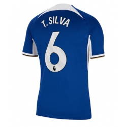 Chelsea Thiago Silva #6 Hemmatröja 2023-24 Kortärmad