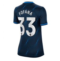Chelsea Wesley Fofana #33 Bortatröja 2023-24 Dam Kortärmad
