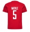 Danmark Joakim Maehle #5 Hemmatröja VM 2022 Kortärmad