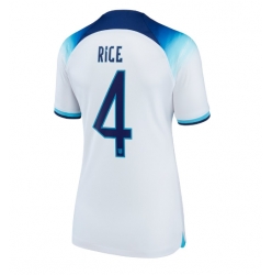 England Declan Rice #4 Hemmatröja VM 2022 Dam Kortärmad