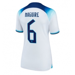 England Harry Maguire #6 Hemmatröja VM 2022 Dam Kortärmad