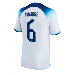 England Harry Maguire #6 Hemmatröja VM 2022 Kortärmad