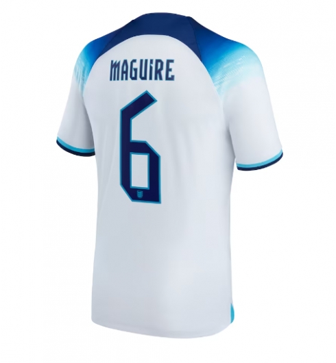 England Harry Maguire #6 Hemmatröja VM 2022 Kortärmad