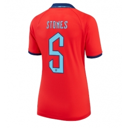 England John Stones #5 Bortatröja VM 2022 Dam Kortärmad