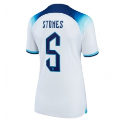 England John Stones #5 Hemmatröja VM 2022 Dam Kortärmad