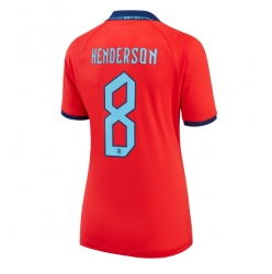 England Jordan Henderson #8 Bortatröja VM 2022 Dam Kortärmad