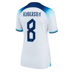 England Jordan Henderson #8 Hemmatröja VM 2022 Dam Kortärmad