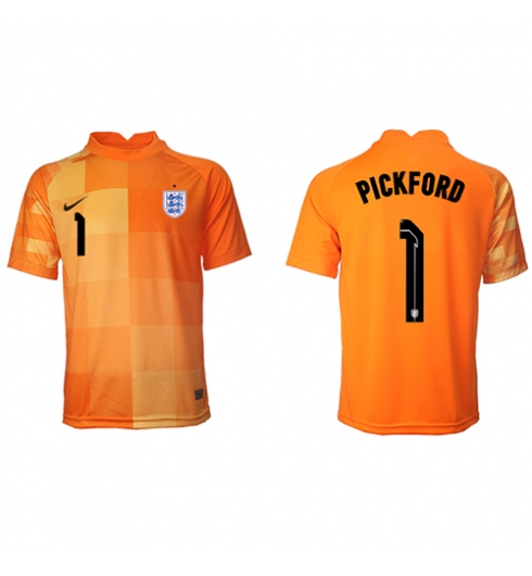 England Jordan Pickford #1 Målvakt Bortatröja VM 2022 Kortärmad