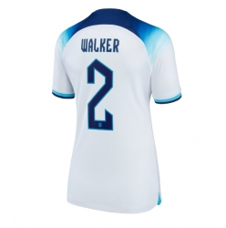 England Kyle Walker #2 Hemmatröja VM 2022 Dam Kortärmad