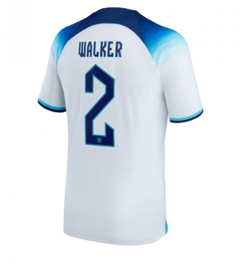England Kyle Walker #2 Hemmatröja VM 2022 Kortärmad