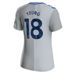 Everton Ashley Young #18 Tredje Tröja 2023-24 Dam Kortärmad