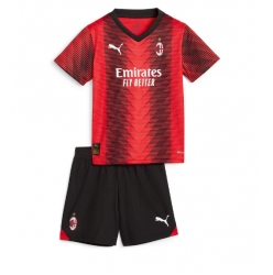 Fotbollsset Barn AC Milan Hemmatröja 2023-24 Mini-Kit Kortärmad (+ korta byxor)