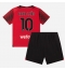 Fotbollsset Barn AC Milan Rafael Leao #10 Hemmatröja 2023-24 Mini-Kit Kortärmad (+ korta byxor)