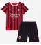 Fotbollsset Barn AC Milan Rafael Leao #10 Hemmatröja 2024-25 Mini-Kit Kortärmad (+ korta byxor)