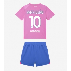 Fotbollsset Barn AC Milan Rafael Leao #10 Tredje Tröja 2023-24 Mini-Kit Kortärmad (+ korta byxor)