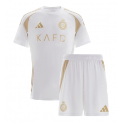 Fotbollsset Barn Al-Nassr Tredje Tröja 2024-25 Mini-Kit Kortärmad (+ korta byxor)