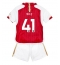 Fotbollsset Barn Arsenal Declan Rice #41 Hemmatröja 2023-24 Mini-Kit Kortärmad (+ korta byxor)