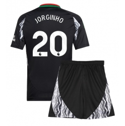 Fotbollsset Barn Arsenal Jorginho Frello #20 Bortatröja 2024-25 Mini-Kit Kortärmad (+ korta byxor)
