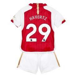 Fotbollsset Barn Arsenal Kai Havertz #29 Hemmatröja 2023-24 Mini-Kit Kortärmad (+ korta byxor)
